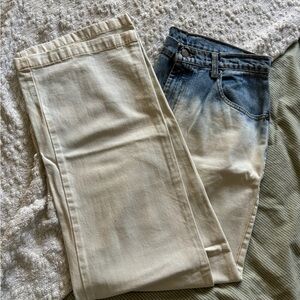 Ralph Lauren Polo Jeans Co Ombre Flare Jeans Size 12